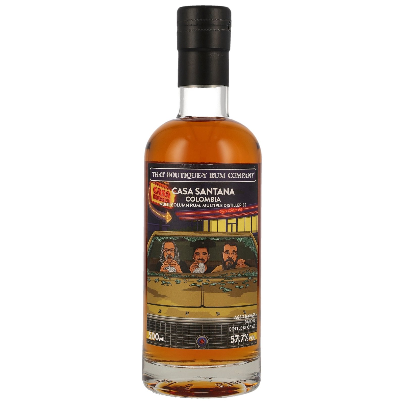 Casa Santana 6 Jahre Columbian Rum Batch 5 (That Boutique-y Rum Company)