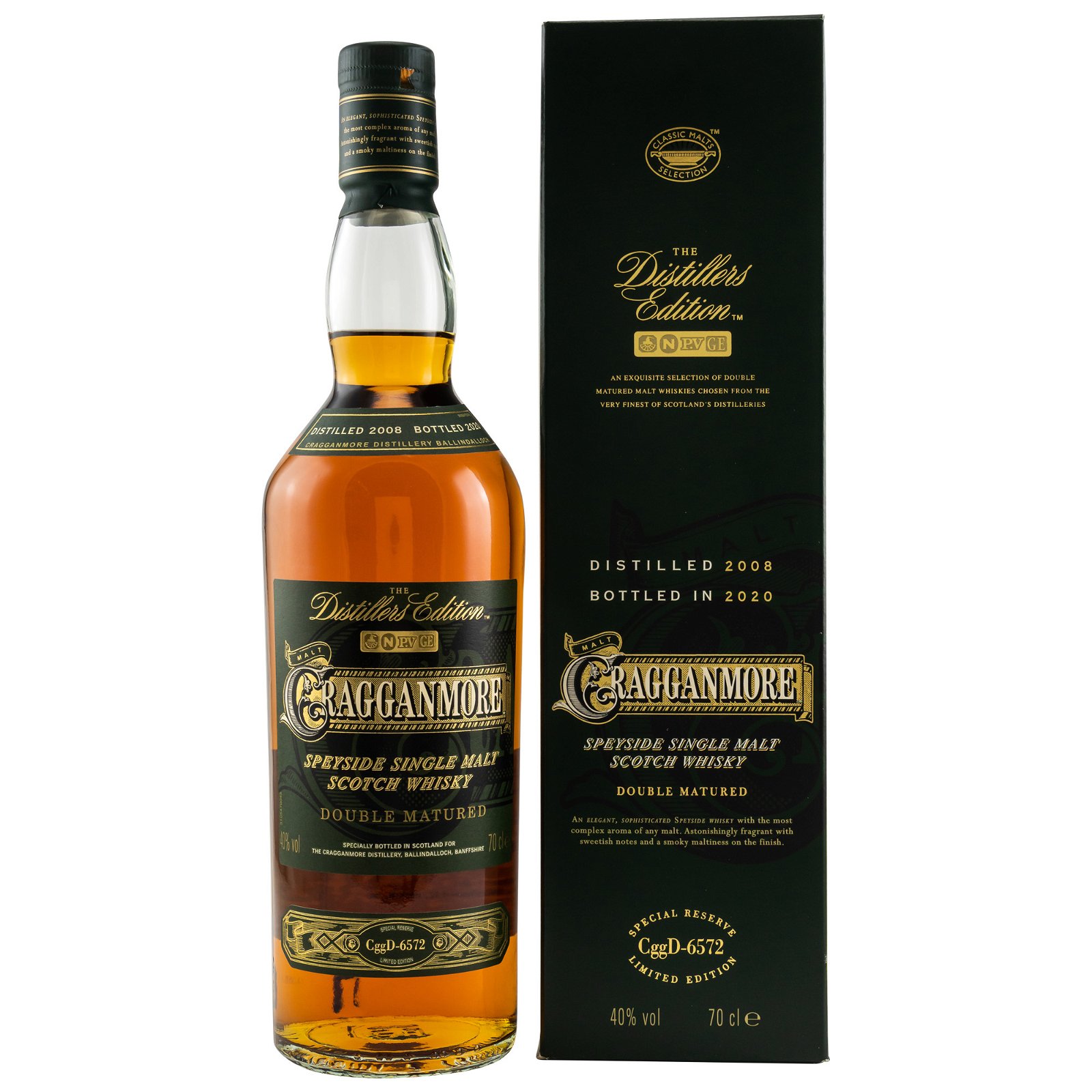 Cragganmore Distillers Edition 2008/2020 Double Matured in Port Wine Casks