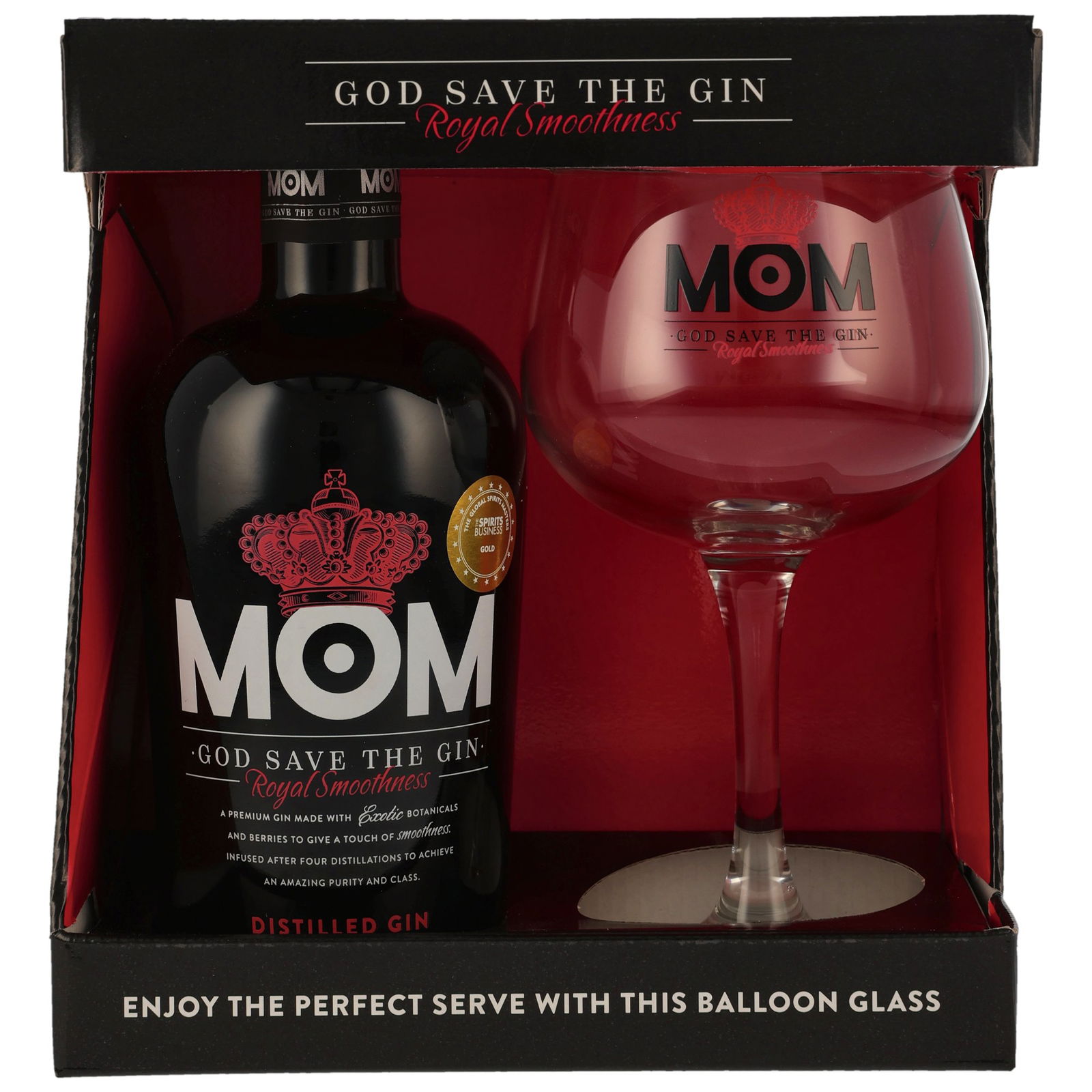 Mom Royal Smoothness Gin avec Verre