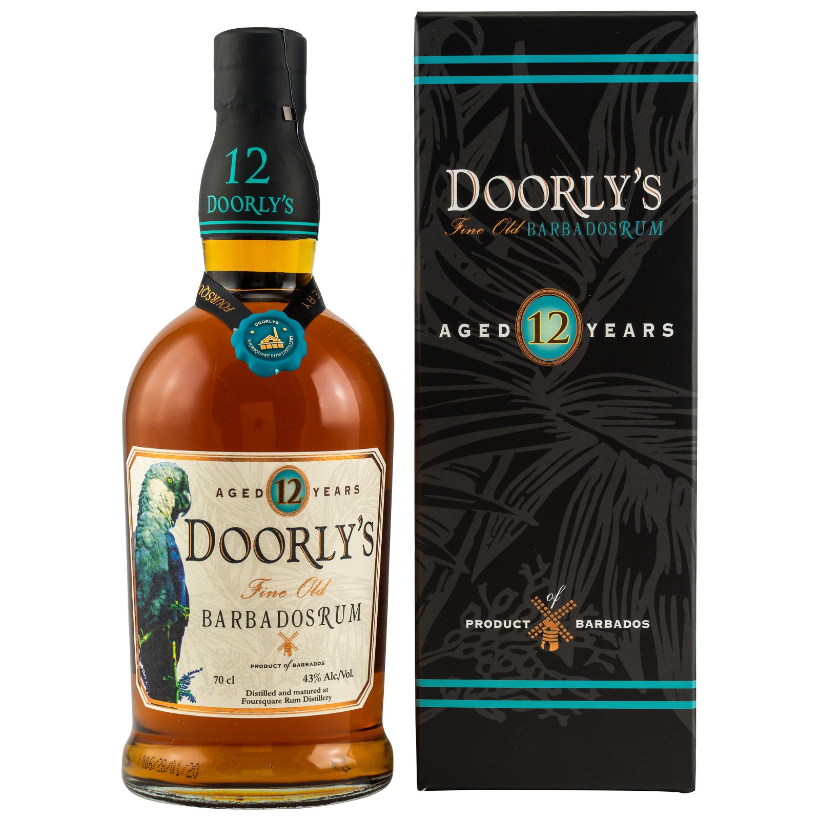 Doorly's 12 Jahre Fine Old Barbados Rum (43%)