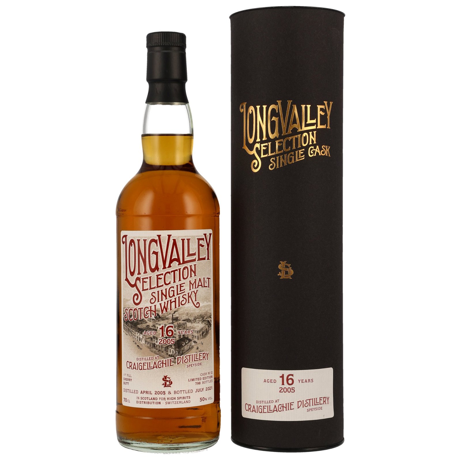 Craigellachie 2005/2021 - 16 Jahre 1st Fill Sherry Butt No. 2 (LongValley Selection)