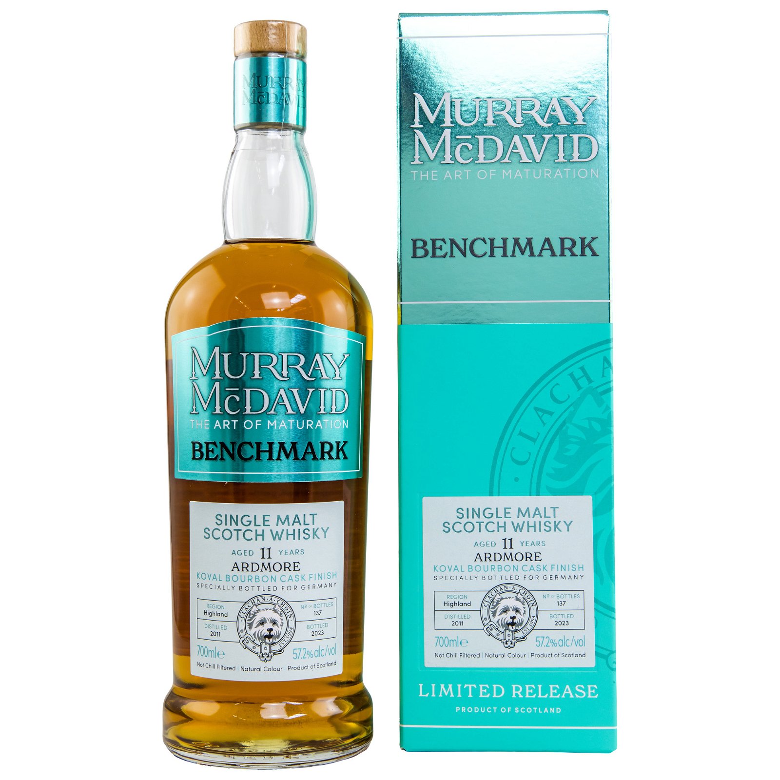 Ardmore 2011/2023  - 11 Jahre Koval Bourbon Finish No. 801904 Germany exclusive Benchmark (Murray McDavid)
