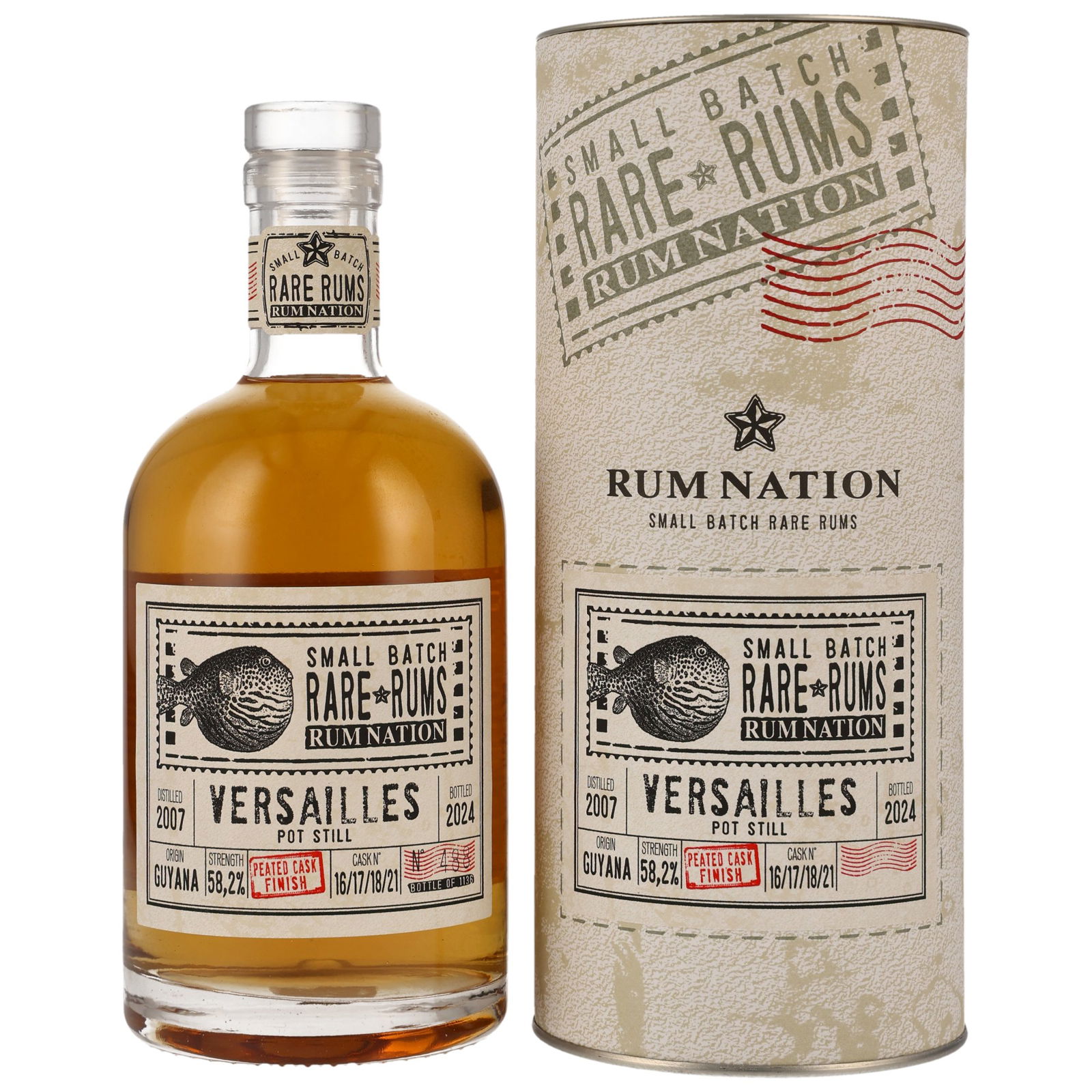 Versailles 2007/2024 - 16 Jahre Peated Whisky Cask Finish (Rum Nation)