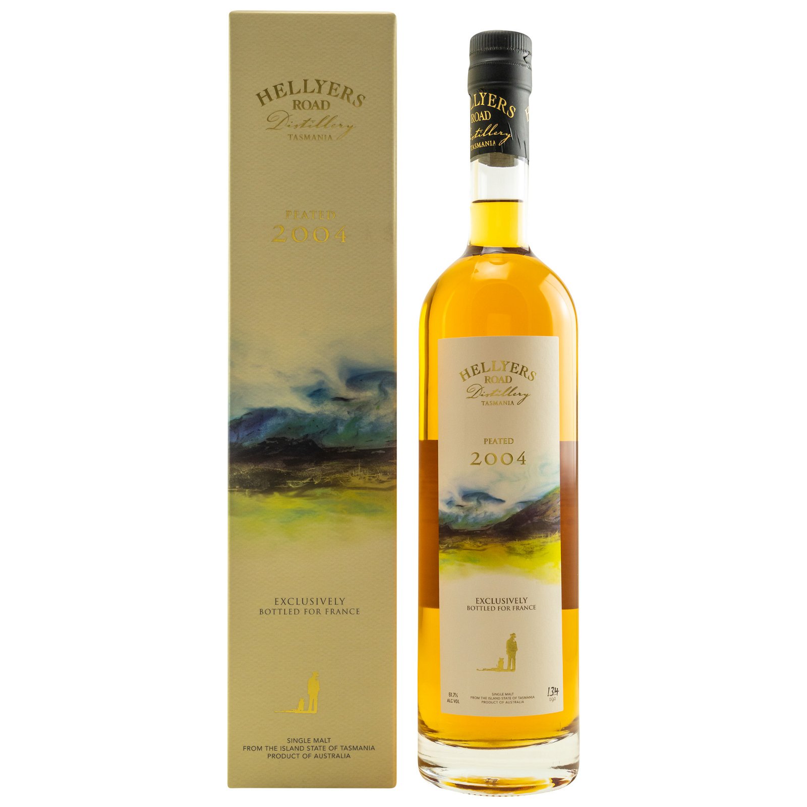 Hellyers Road 2004 - 16 Jahre Single Cask No. 4082.01 Peated