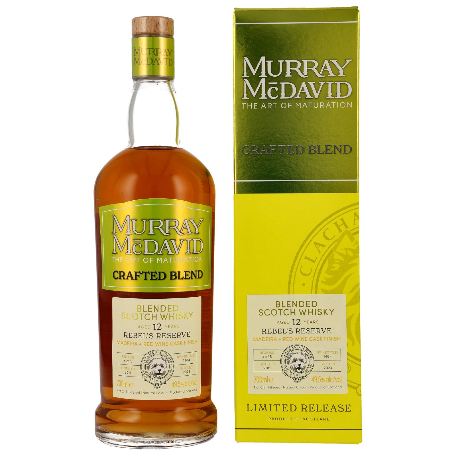 Rebel`s Reserve 2011/2023 - 12 Jahre Madeira & Red Wine Cask (Murray McDavid)