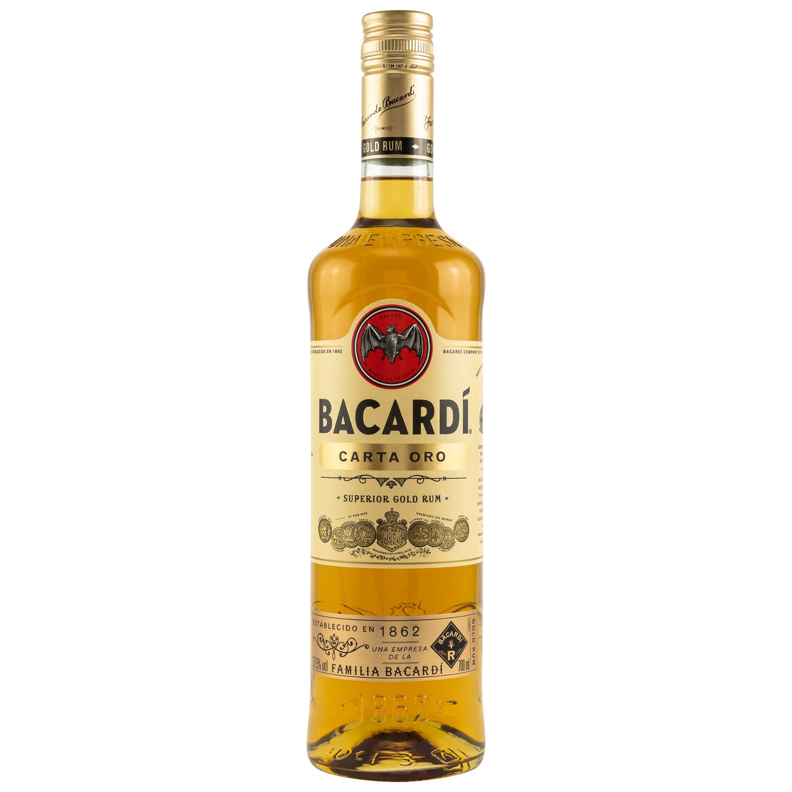 Bacardi Carta Oro Superior Gold Rum (Bahamas)