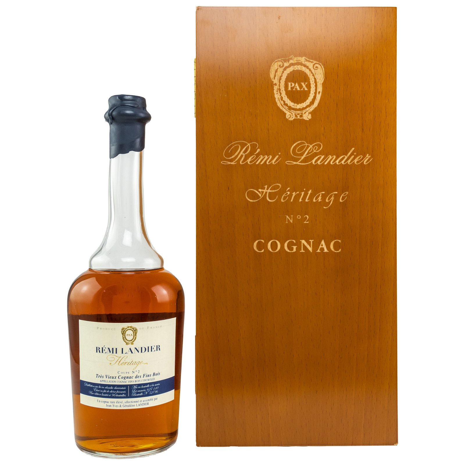 Rémi Landier Héritage No. 2 Très Vieux Cognac des Fins Bois