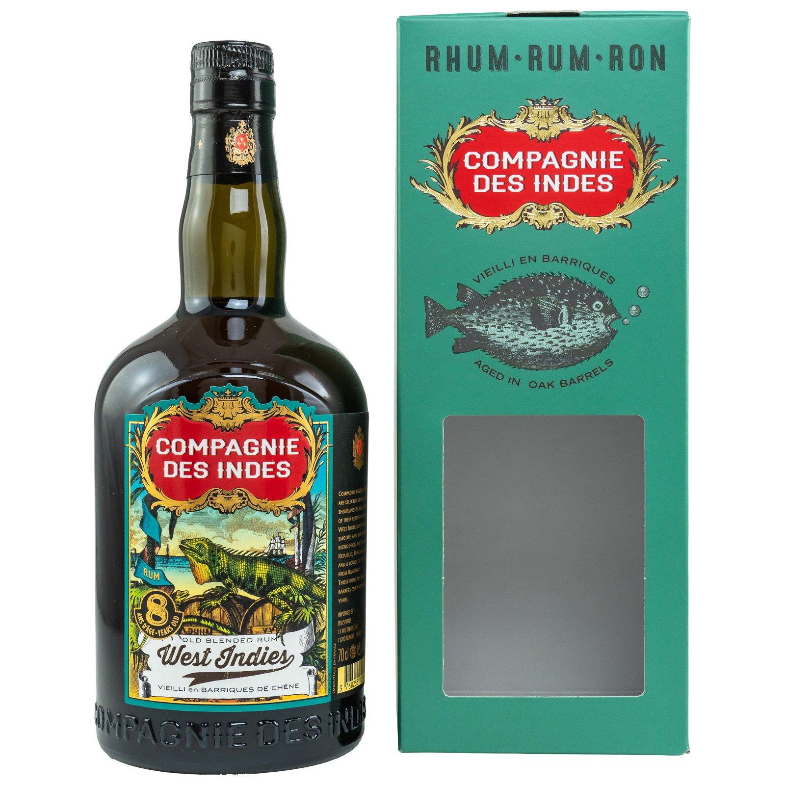 West Indies Rum 8 Jahre (Compagnie Des Indes)