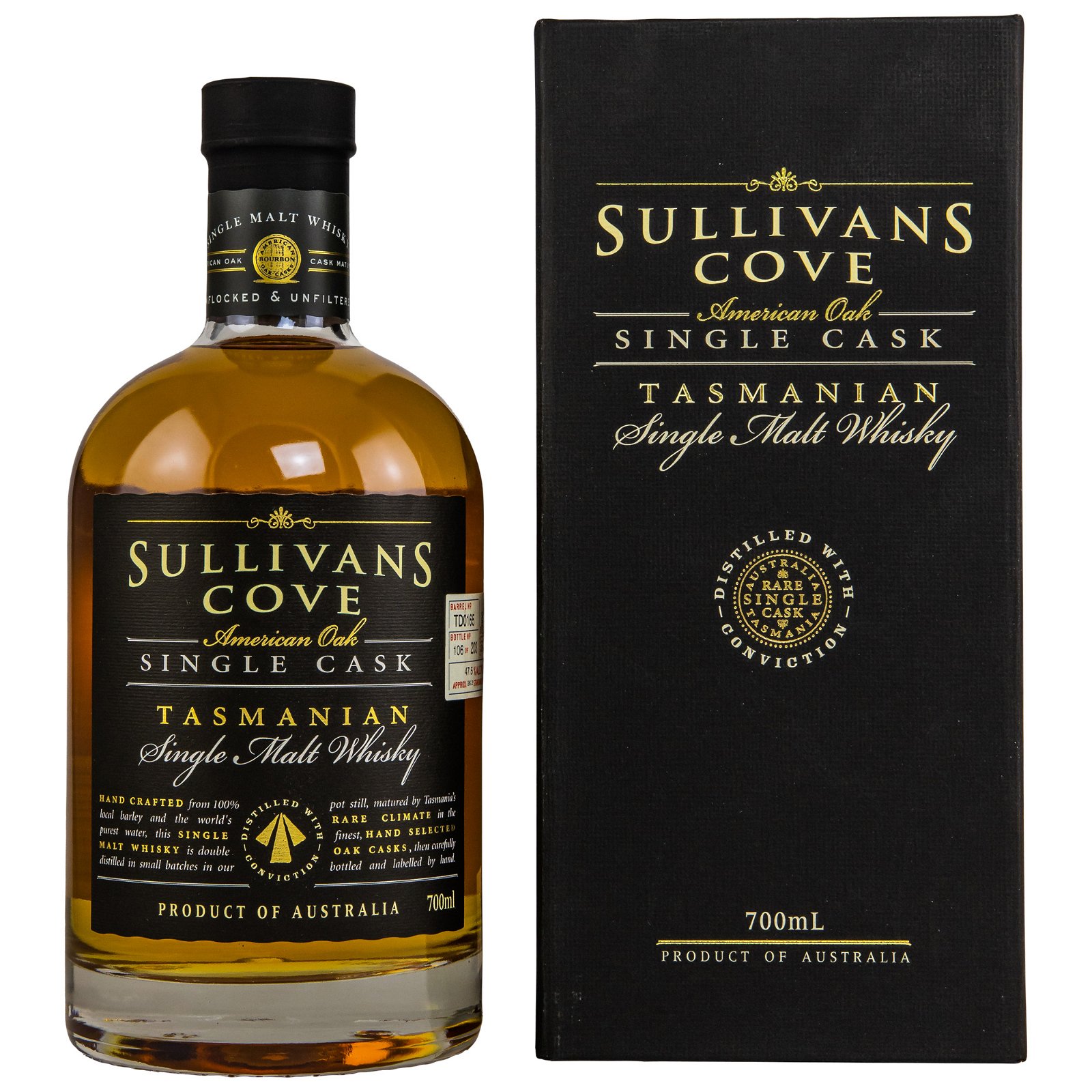 Sullivans Cove 2006/2020 - 13 Jahre Single Bourbon Barrel No. TD0165