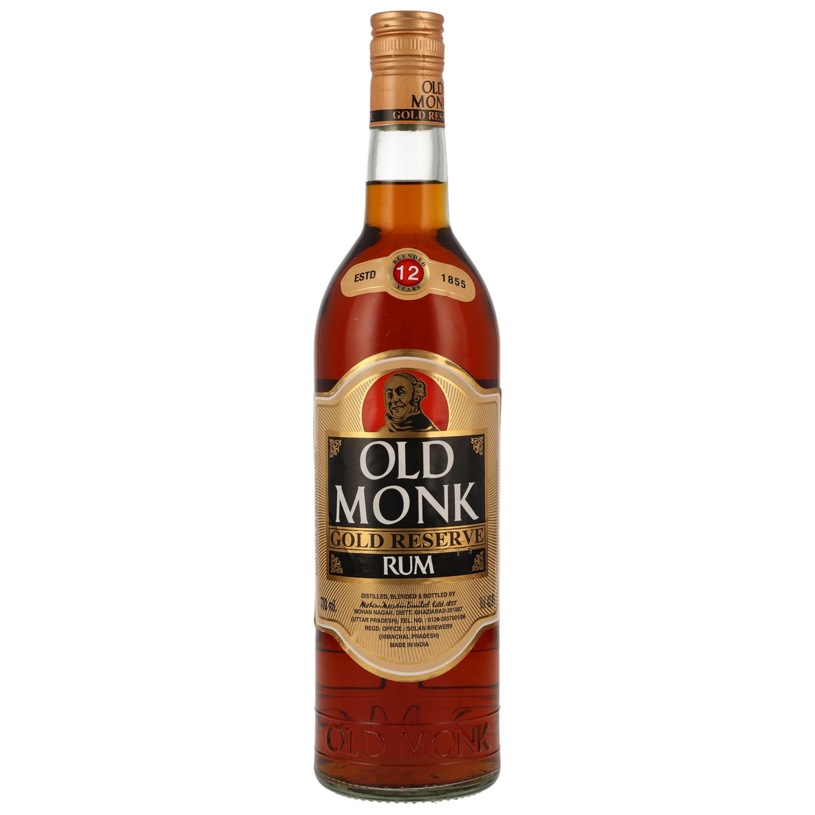 Old Monk 12 Jahre Gold Reserve Rum ohne GP