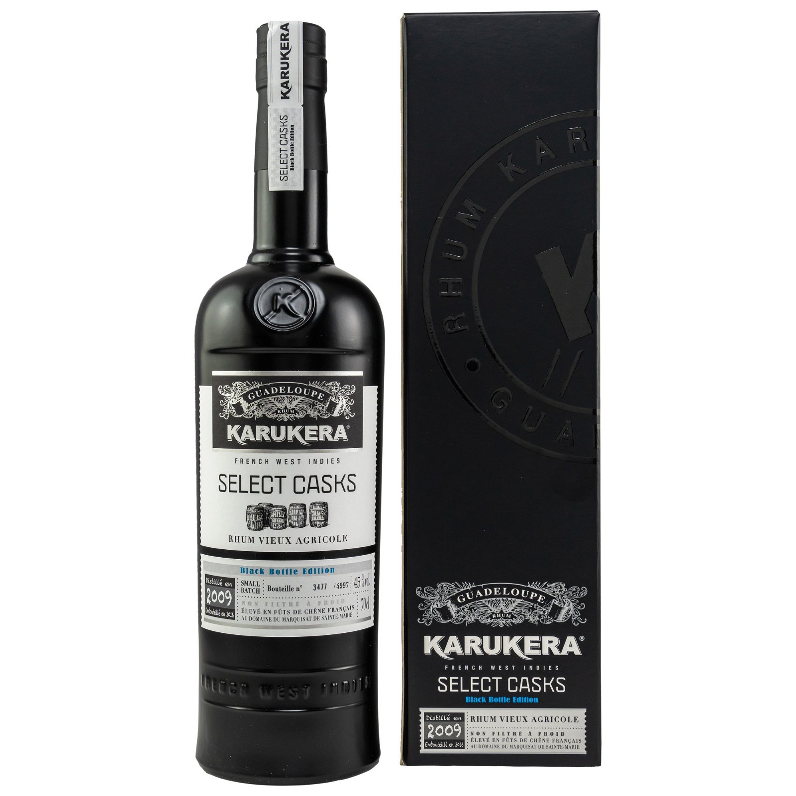 Karukera 2009/2016 Select Casks Black Bottle Edition Rhum Vieux Agricole