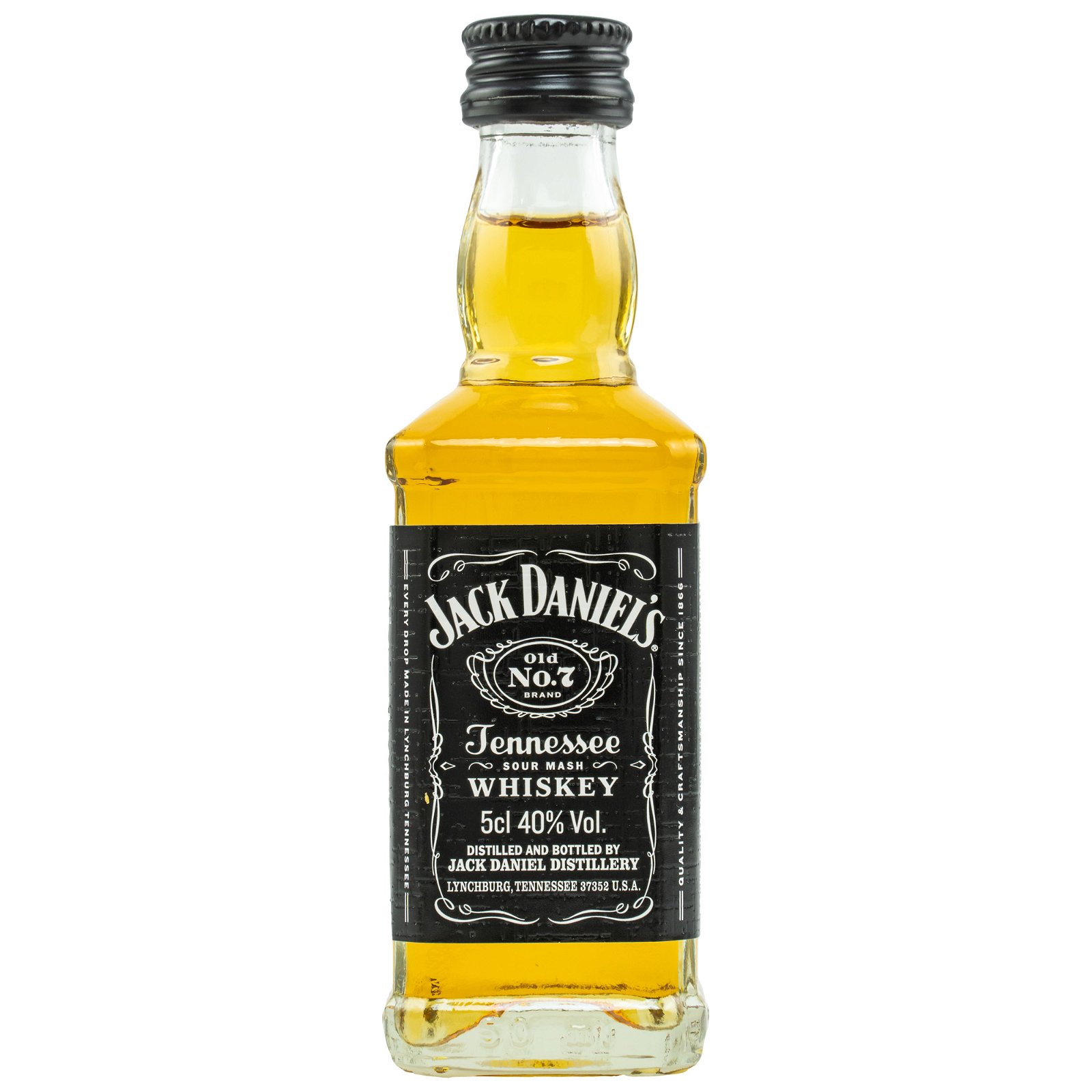 Jack Daniels Old No. 7 Tennessee Sour Mash Whiskey Miniatur (USA)