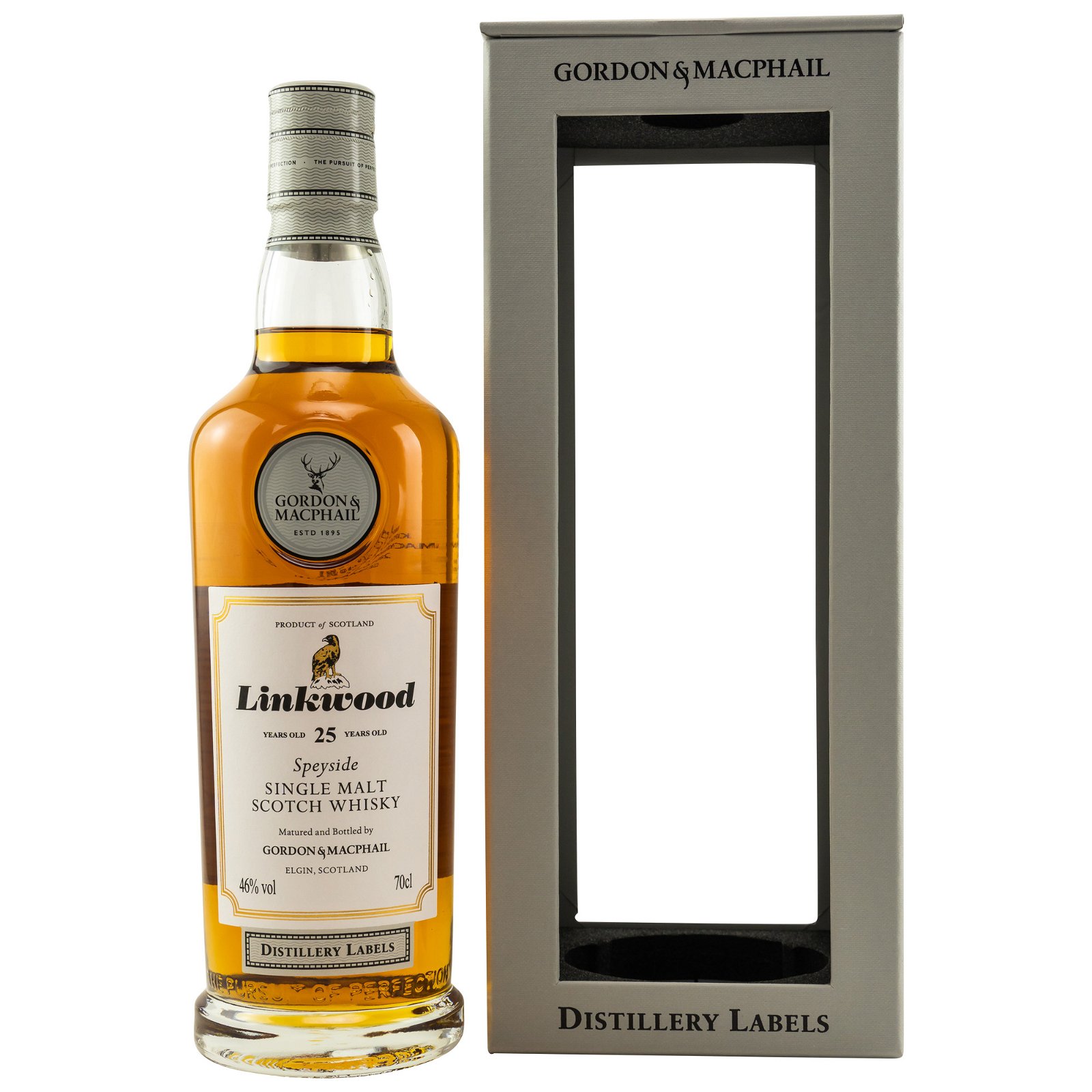 Linkwood 25 Jahre Distillery Labels (Gordon & MacPhail)