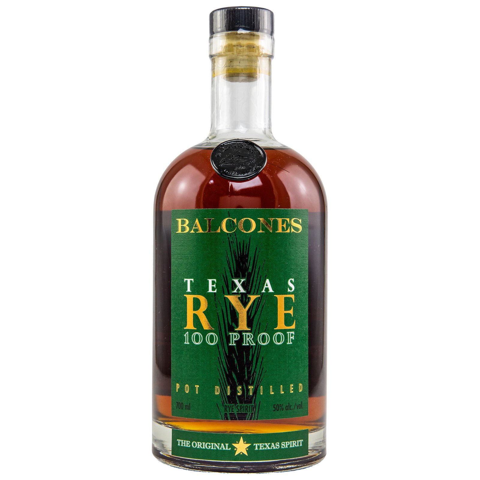 Balcones Texas Rye 100 Proof Rye Spirit