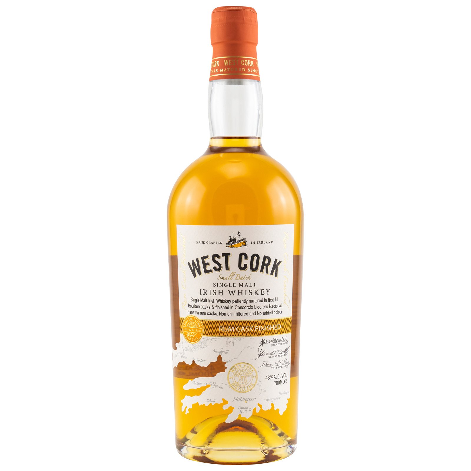 West Cork Small Batch Single Malt Rum Cask Finish