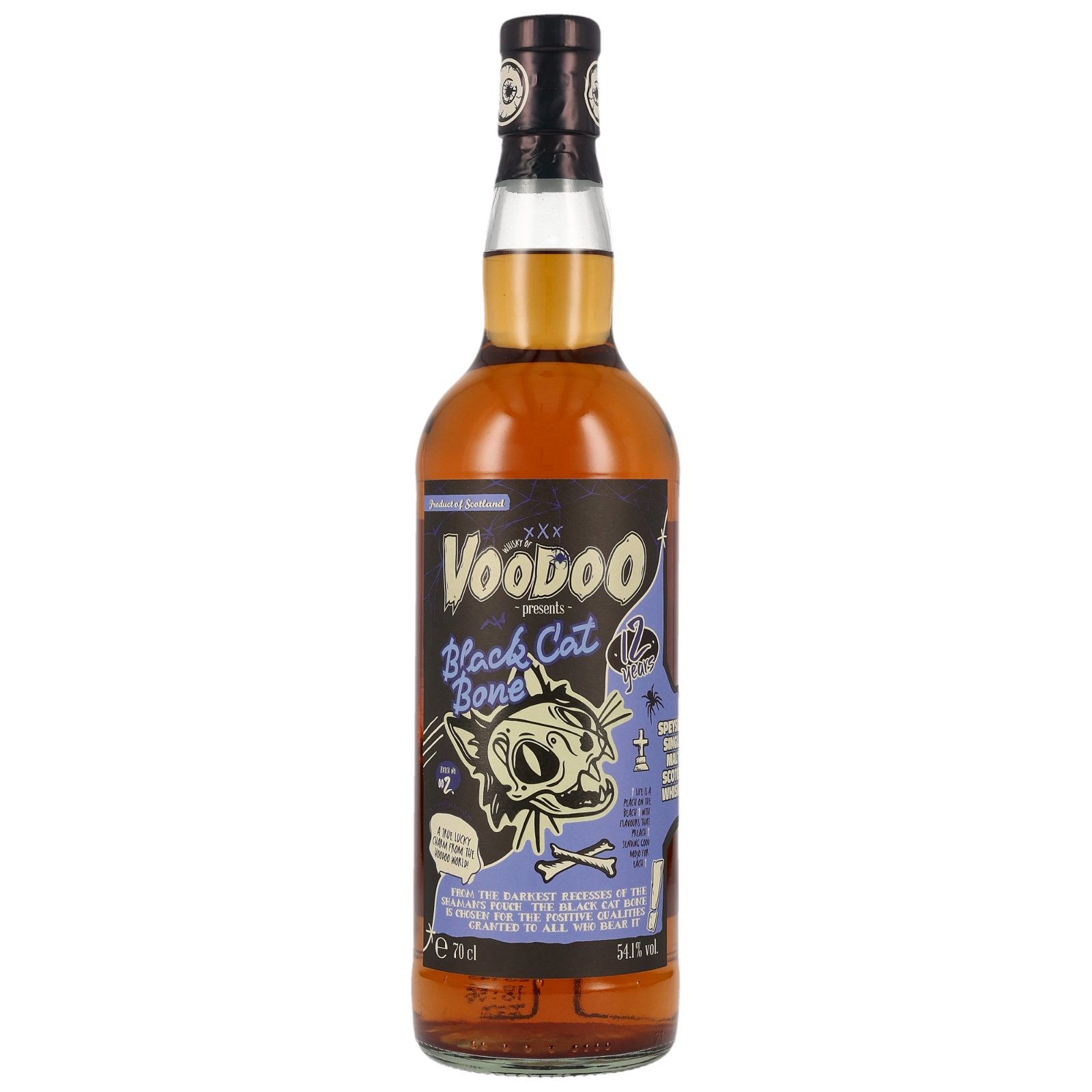 Whisky of Voodoo 12 Jahre Black Cat Bone Batch No. 002 (Brave New Spirits)