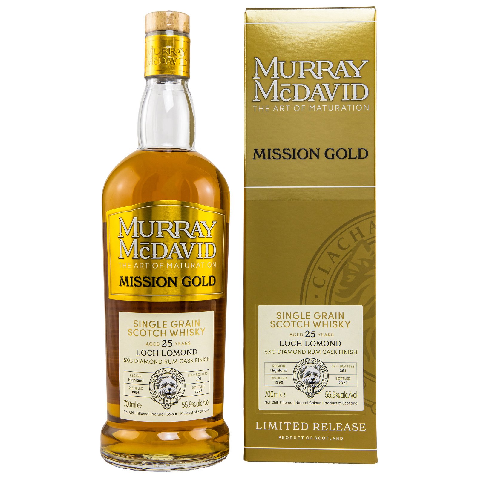 Loch Lomond 1996/2022 - 25 Jahre SXG Diamond Rum Cask Finish Mission Gold (Murray McDavid)
