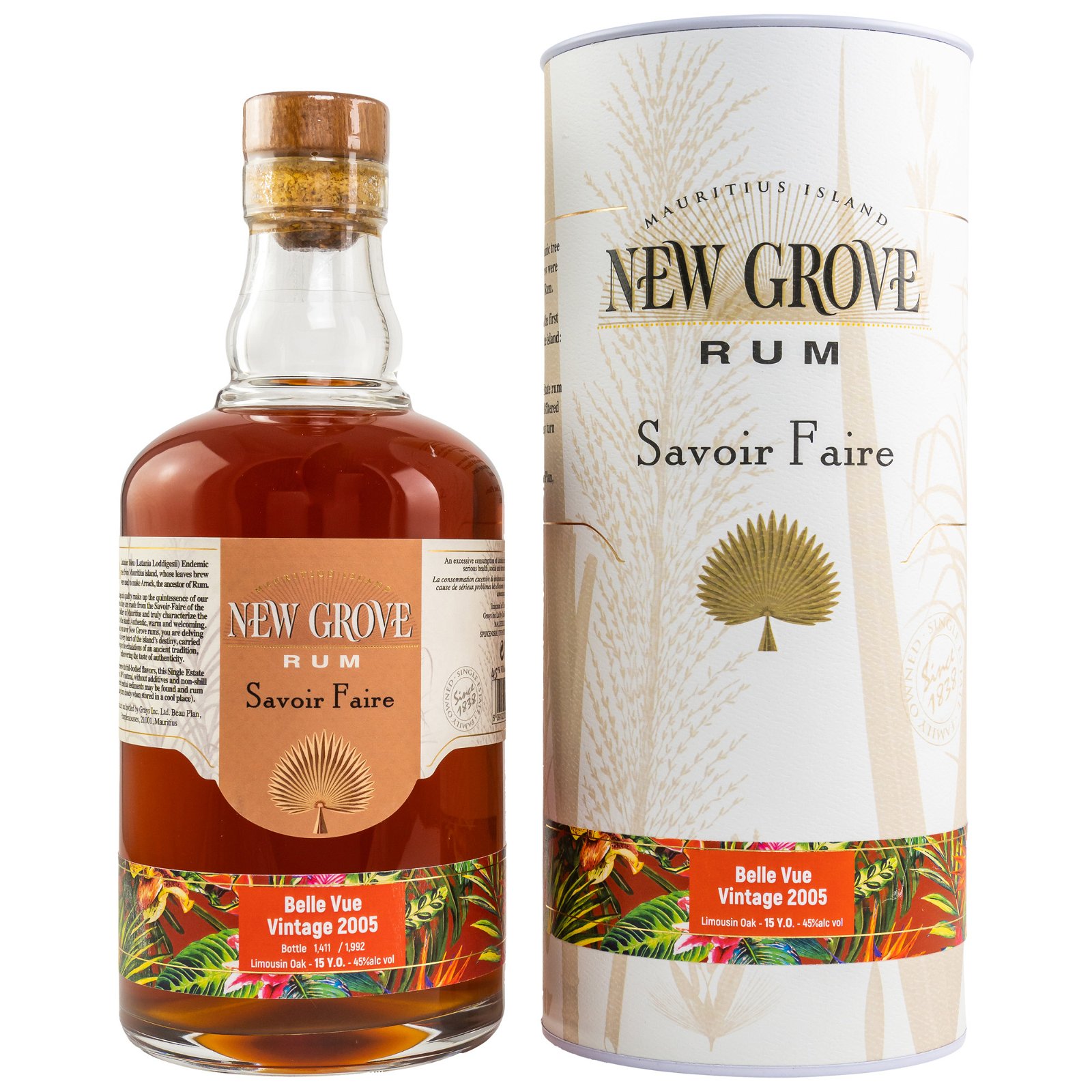 New Grove Rum 2005/2020 - 15 Jahre Belle Vue