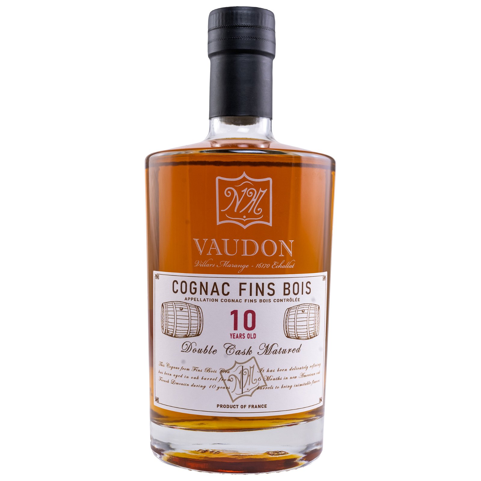 Vaudon Cognac 10 Jahre Double Cask