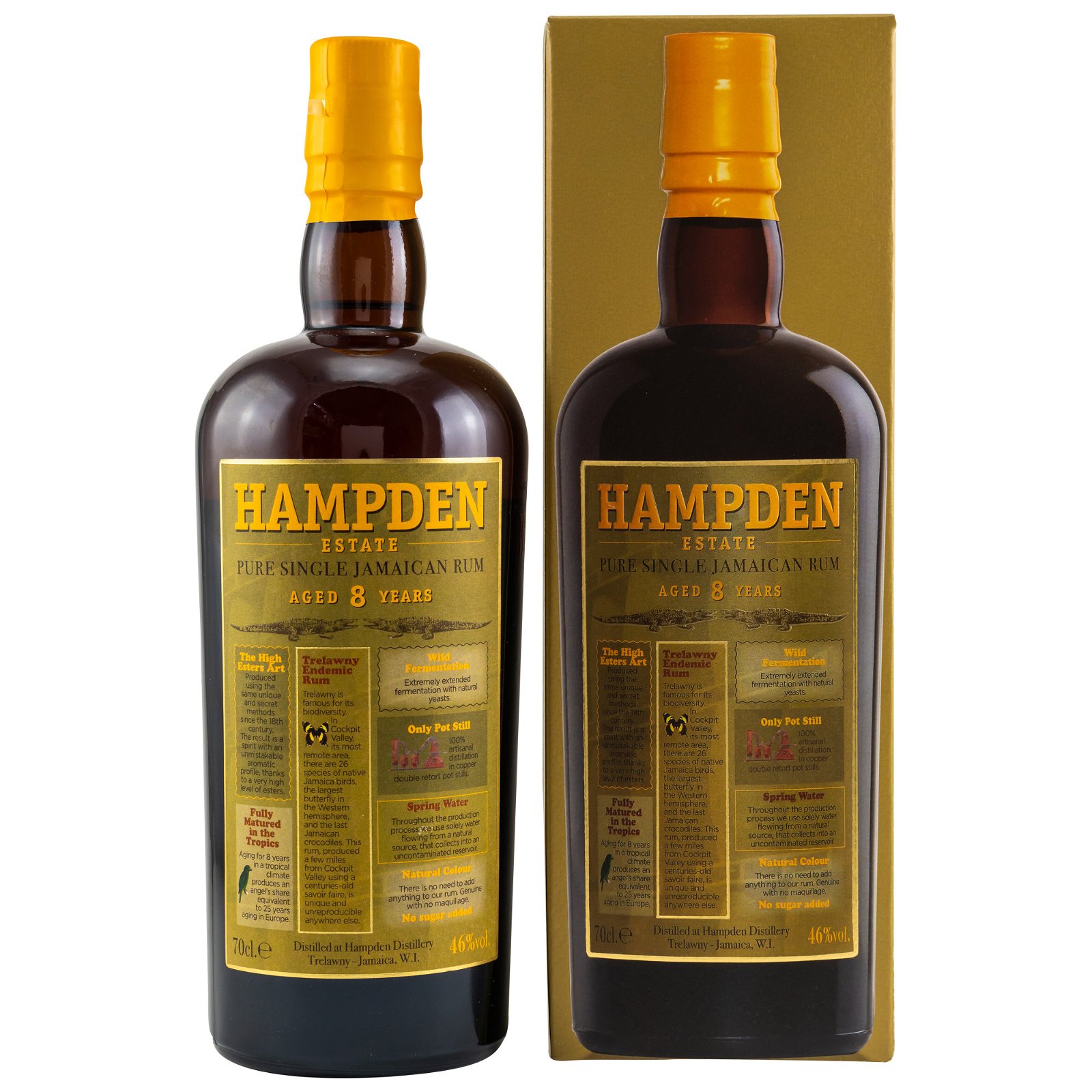 HAMPDEN Estate Pure Single 8 Jahre Jamaican Rum