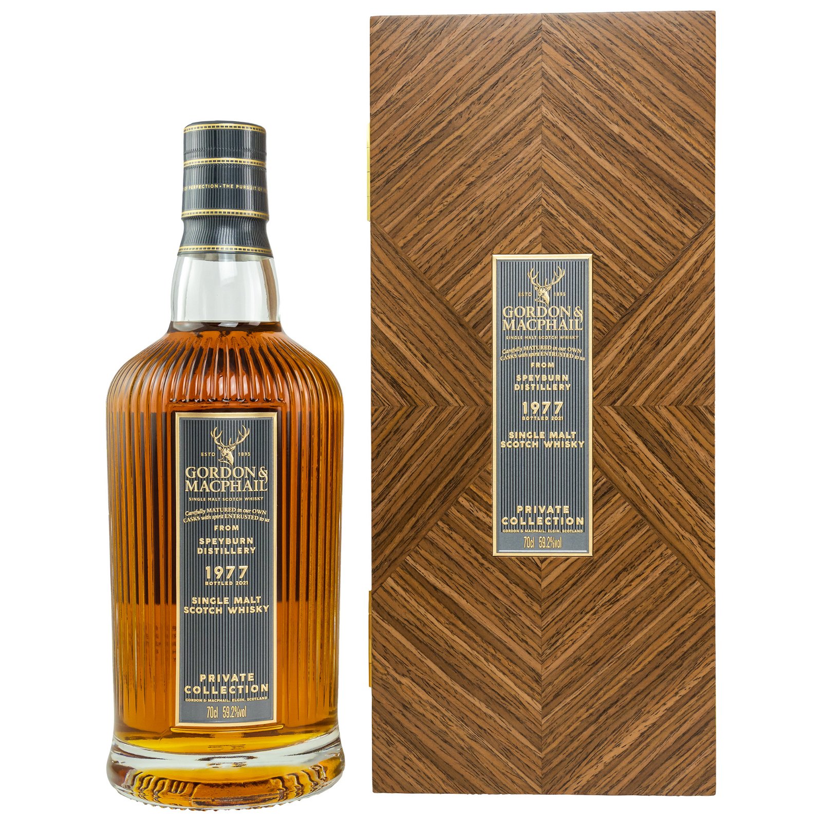 Speyburn 1977/2021 Refill Sherry Butt No. 6045101 Private Collection (Gordon & MacPhail)