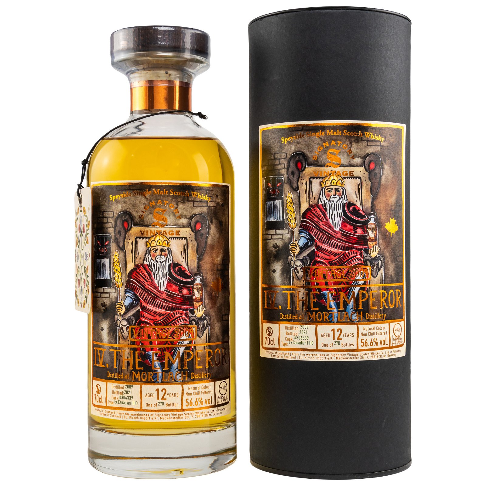 Mortlach 2009/2021 - 12 Jahre IV. The Emperor (whic Tarot)