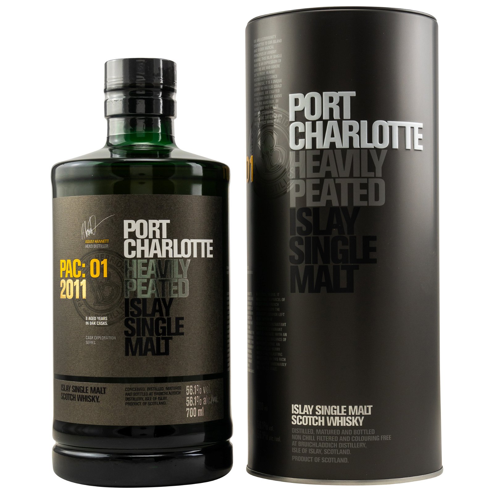 Port Charlotte 8 Jahre Heavily Peated PAC: 01 - 2011 (Cask Exploration Series)
