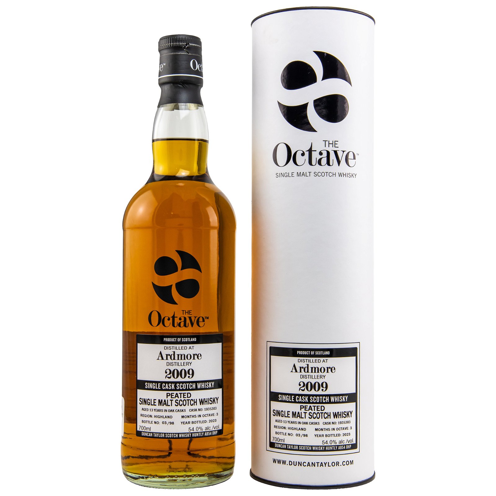 Ardmore 2009/2023 - 13 Jahre Peated Single Cask No. 1935303 The Octave (Duncan Taylor)