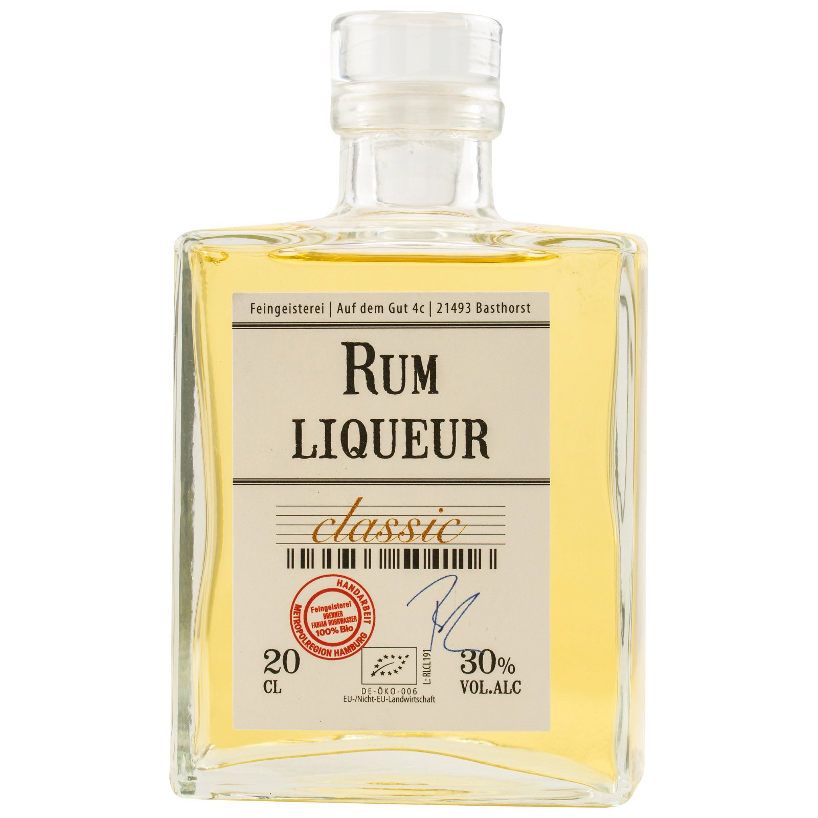 Feingeisterei Rum Liqueur Classic 200ml (Bio)