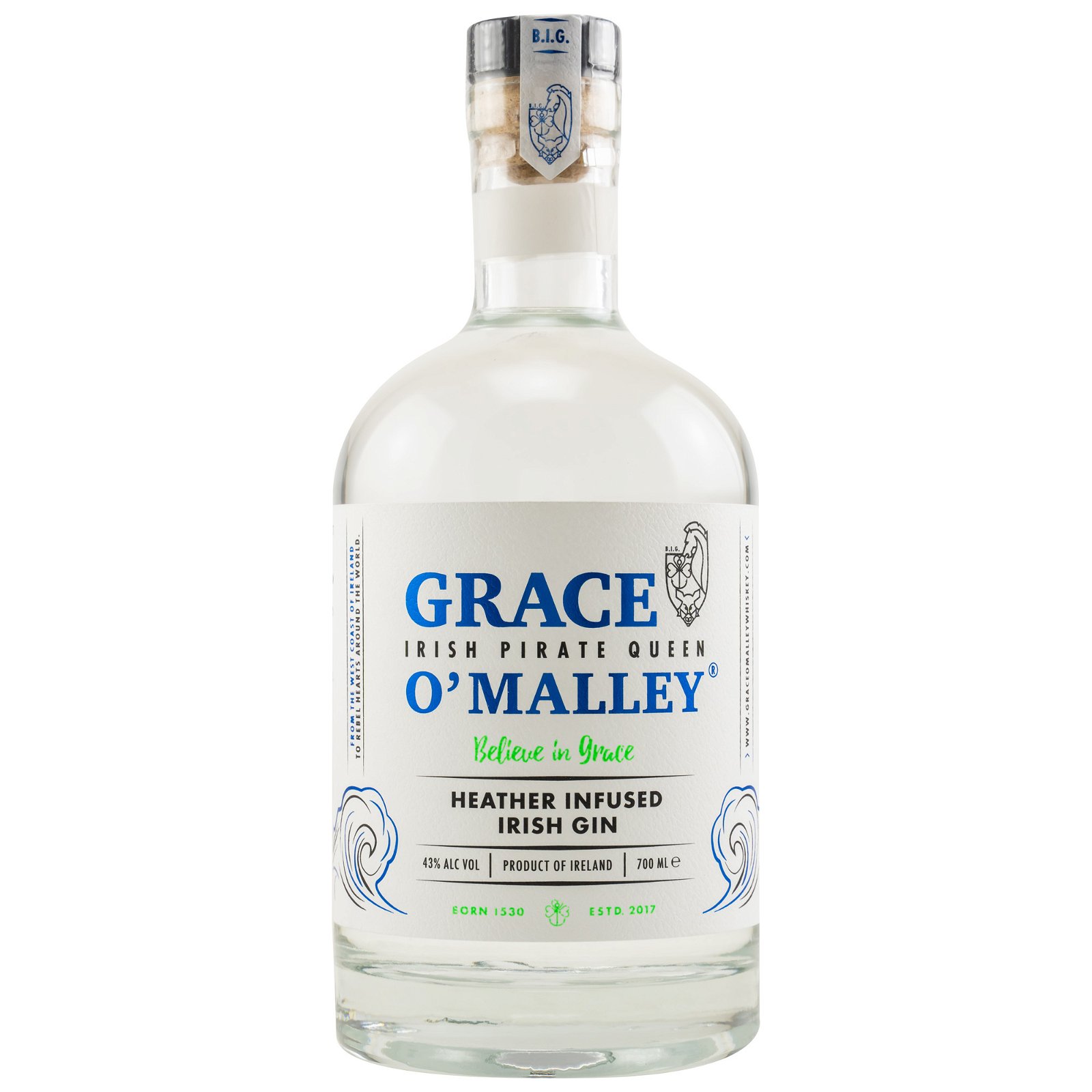 Grace O’Malley Heather Infused Irish Gin