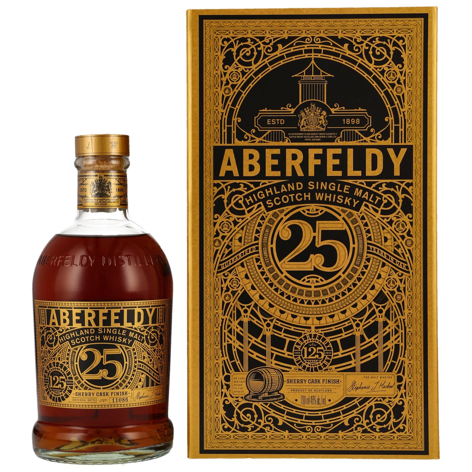 Aberfeldy 25 Jahre Oloroso Sherry Cask Finish No. 125th Anniversary Edition