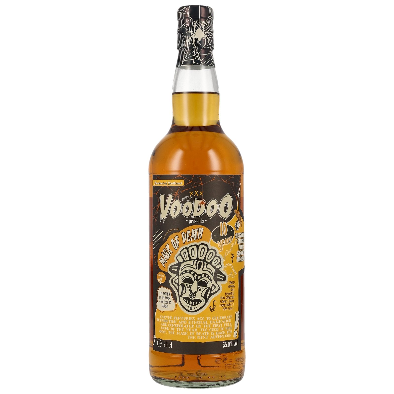 Whisky of Voodoo 10 Jahre Mask of Death Batch No. 002 (Brave New Spirits)