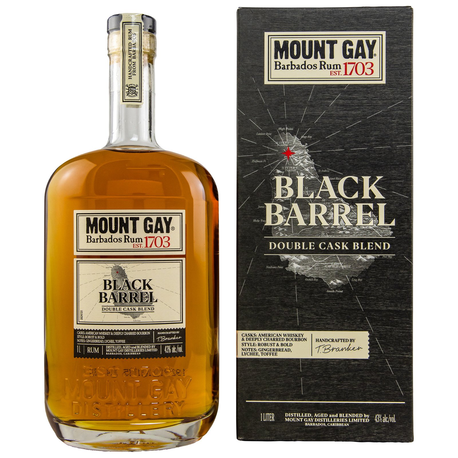 Mount Gay 1703 Black Barrel (Liter)