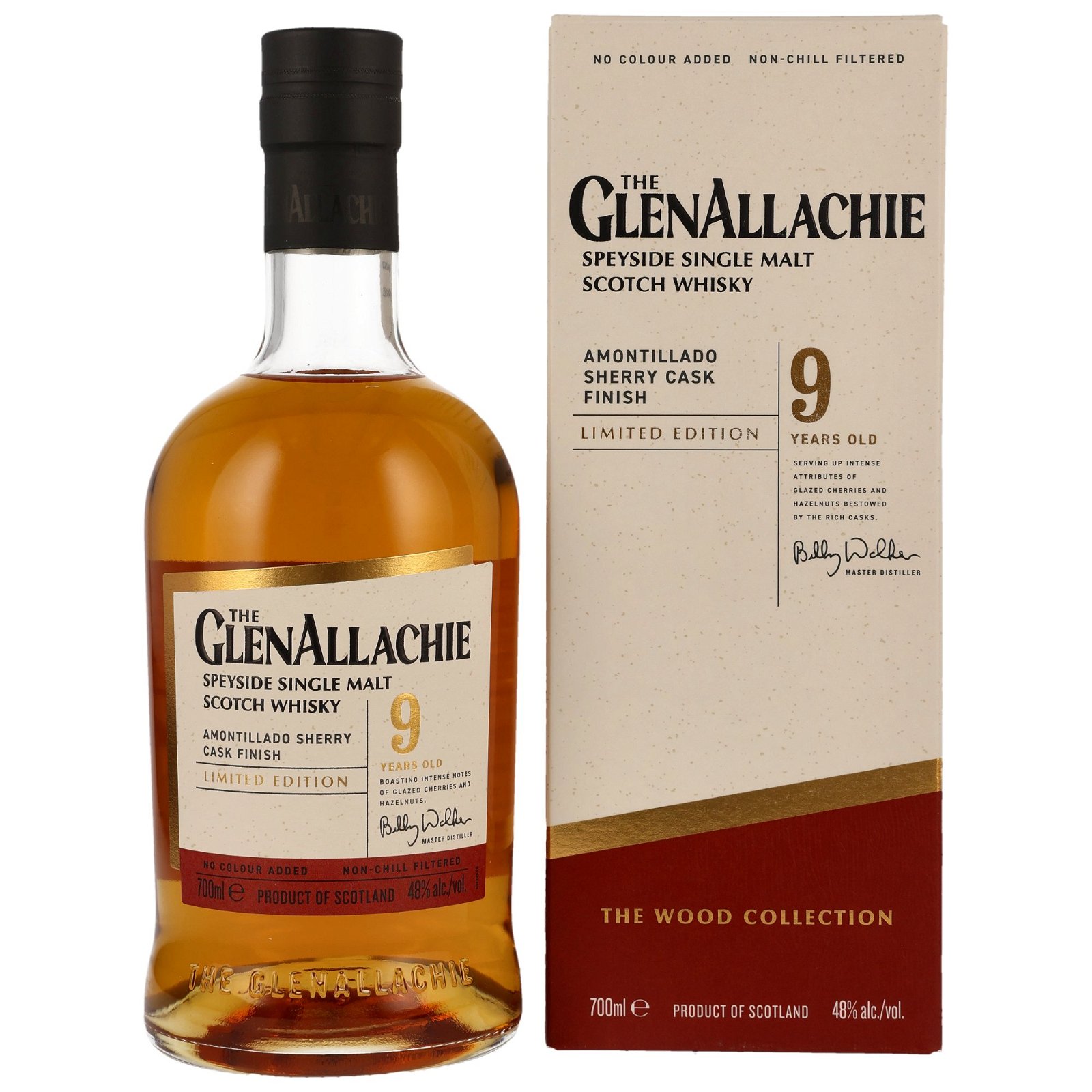 GlenAllachie 9 Jahre Amontillado Sherry Cask Finish The Wood Collection