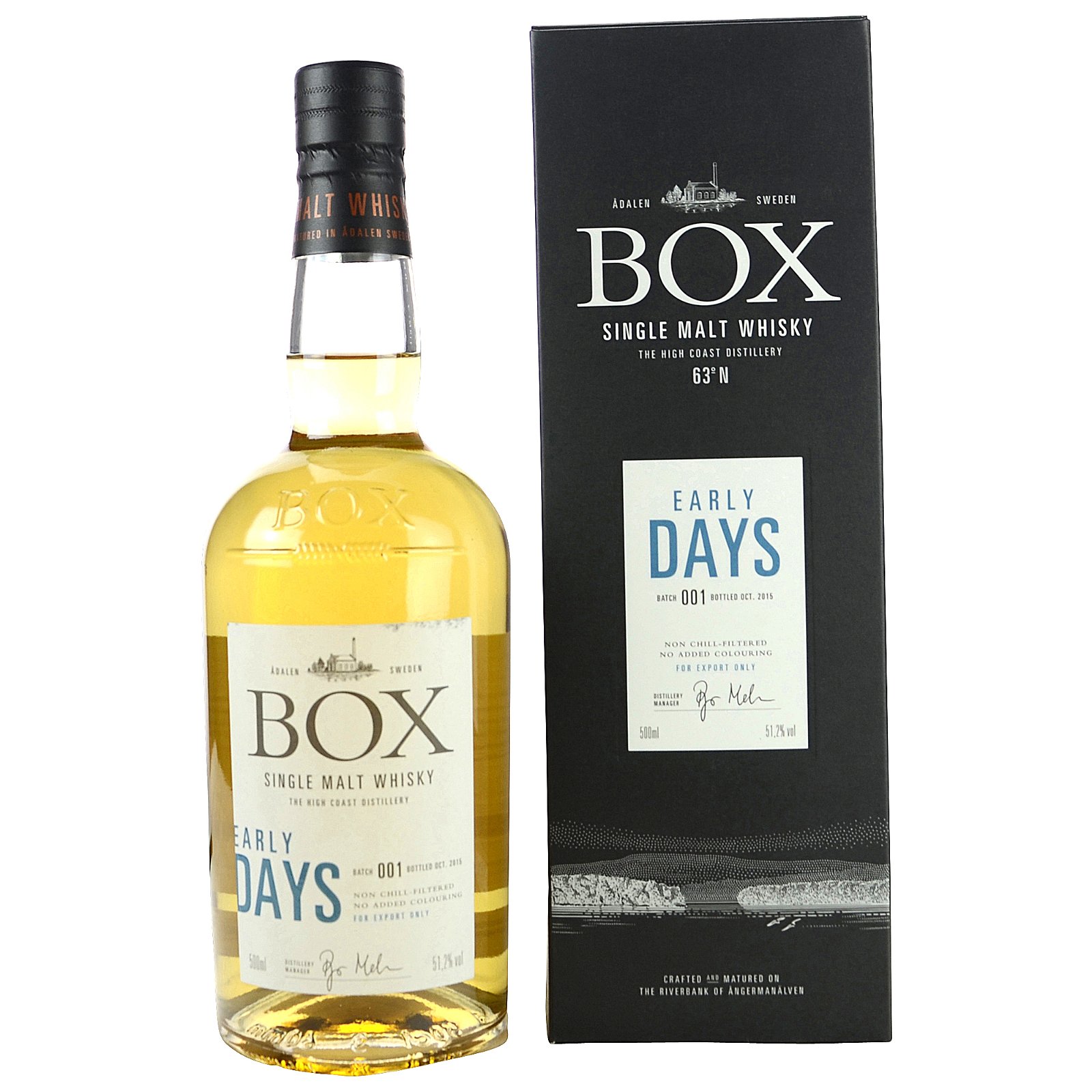 Box Whisky Early Days Batch 001 (Schweden)