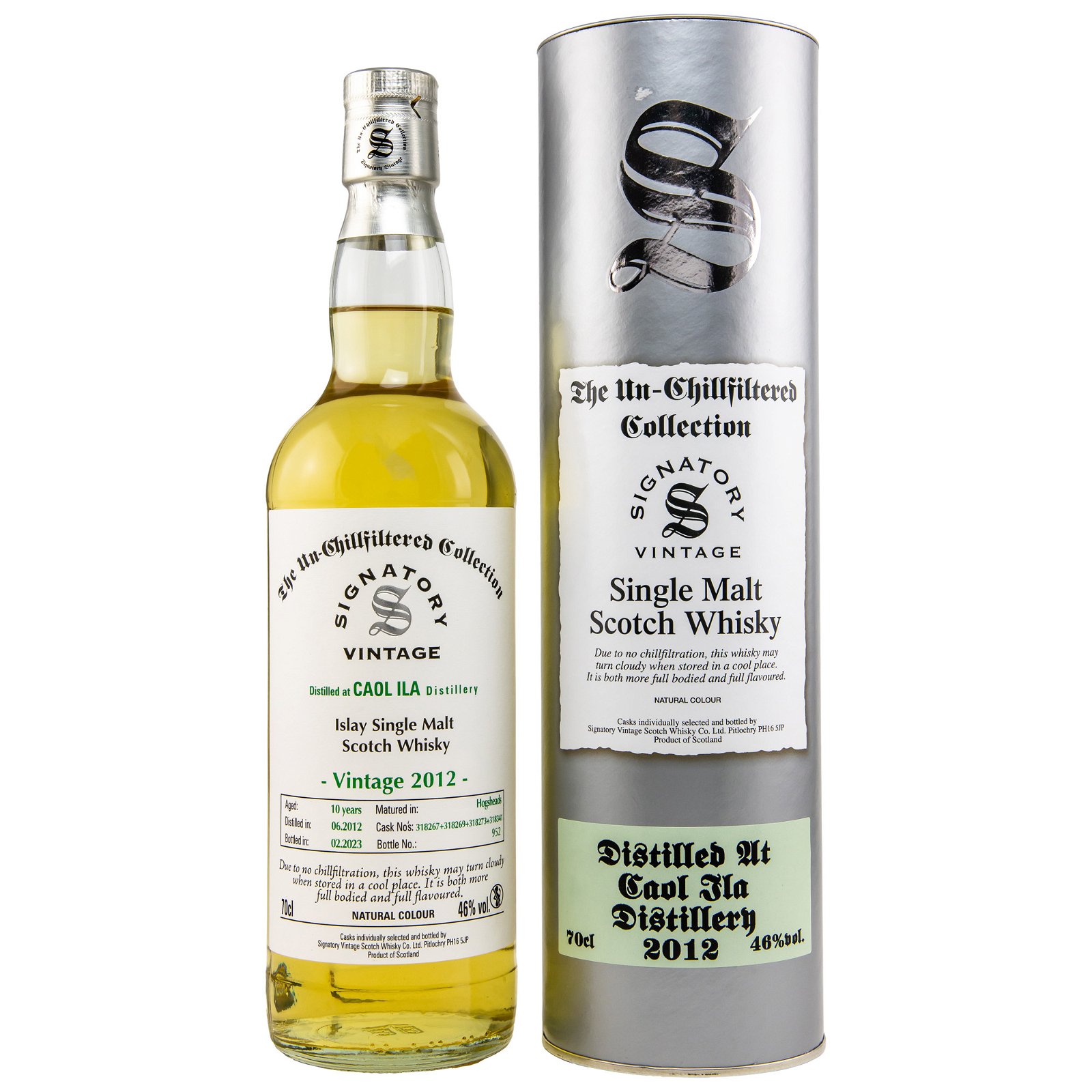 Caol Ila 2012/2023 - 10 Jahre Hogsheads The Un-Chillfiltered Collection (Signatory)