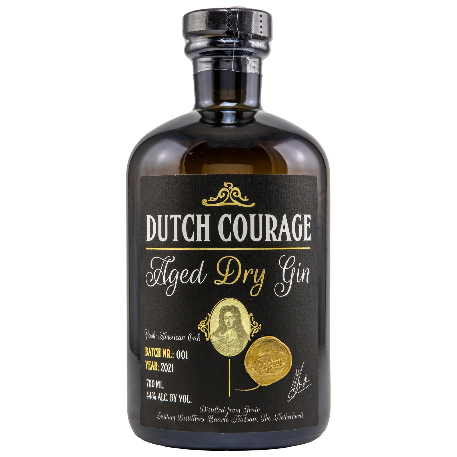 Zuidam Dutch Courage Aged Dry Gin Batch 001