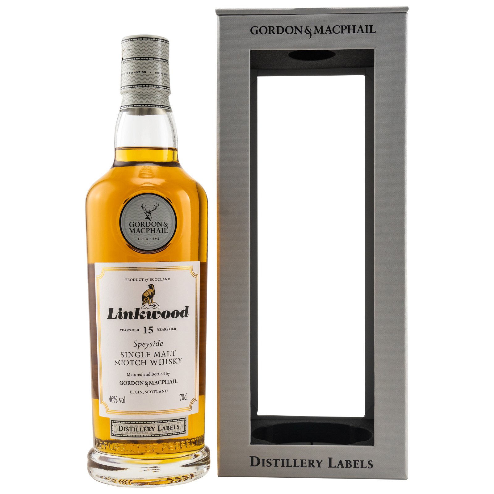 Linkwood 15 Jahre Distillery Labels (Gordon & MacPhail)