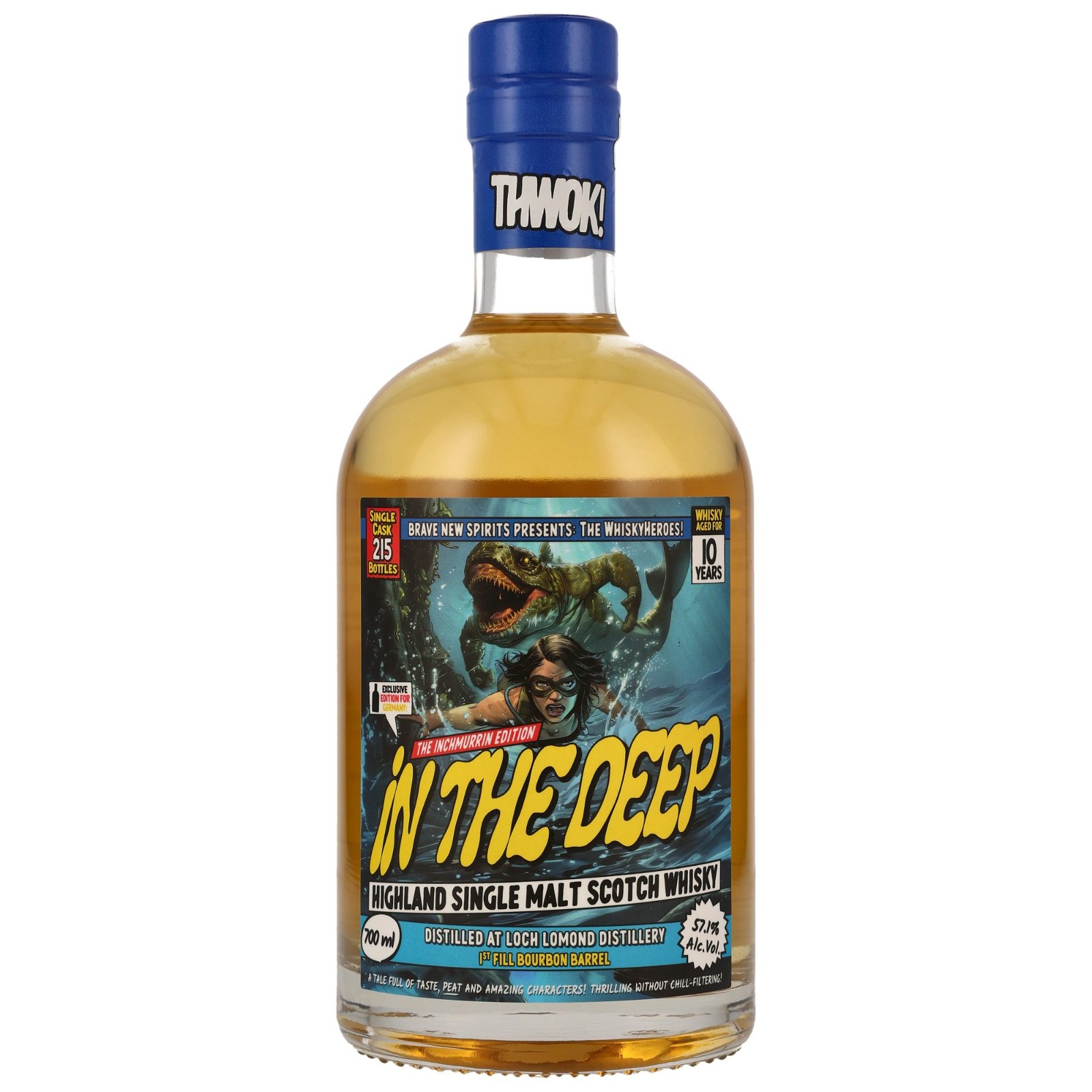 Inchmurrin 10 Jahre In The Deep 1st Fill Bourbon Barrel The Whisky Heroes (Brave New Spirits)