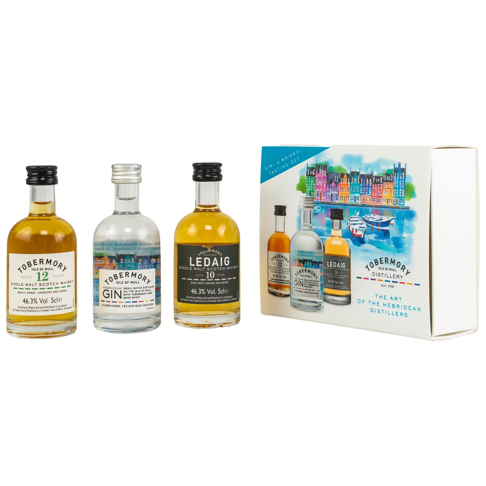 Tobermory Gin- & Whisky Tasting Set (3x50ml)