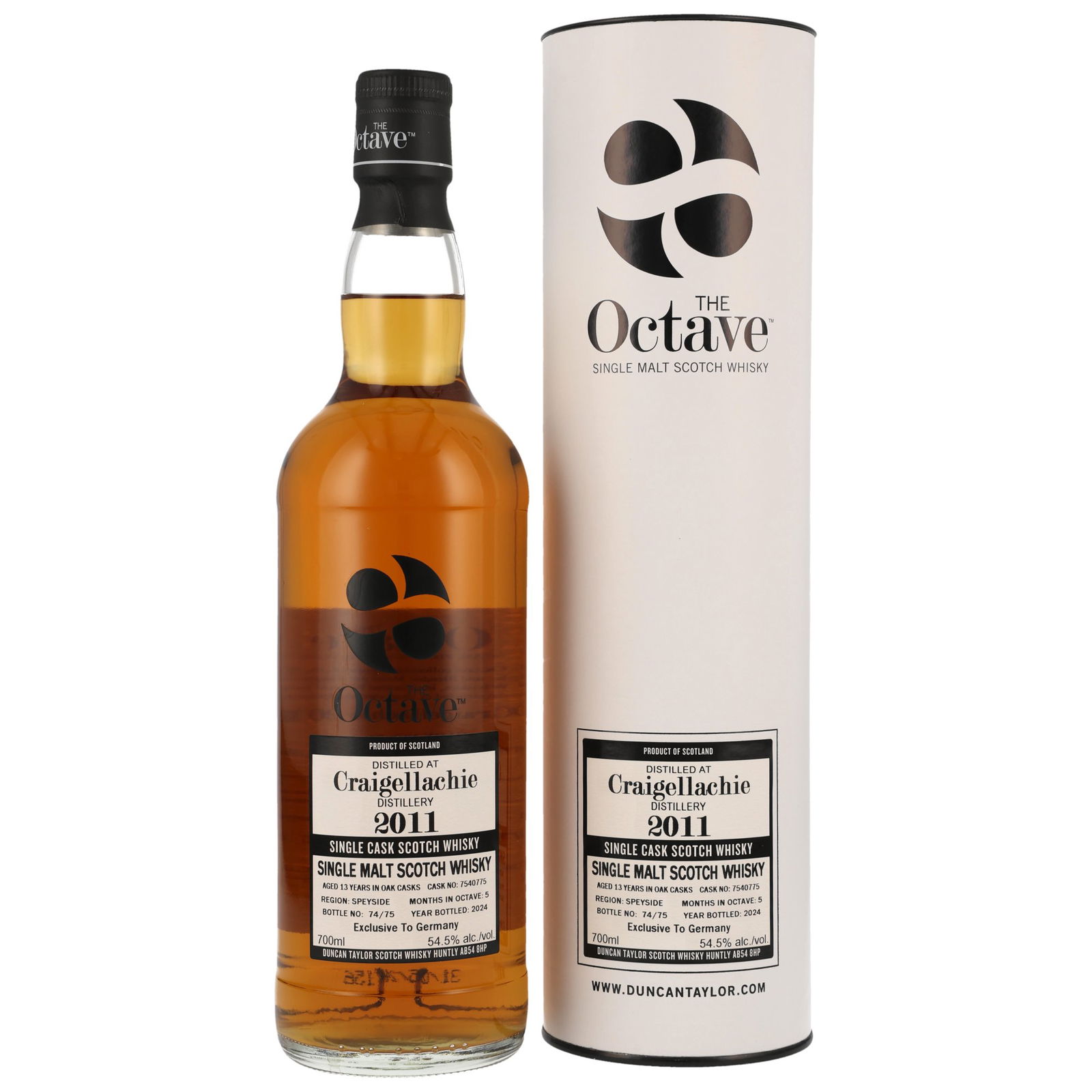 Craigellachie 2011/2024 - 13 ans Single Cask No. 7540775 The Octave (Duncan Taylor)