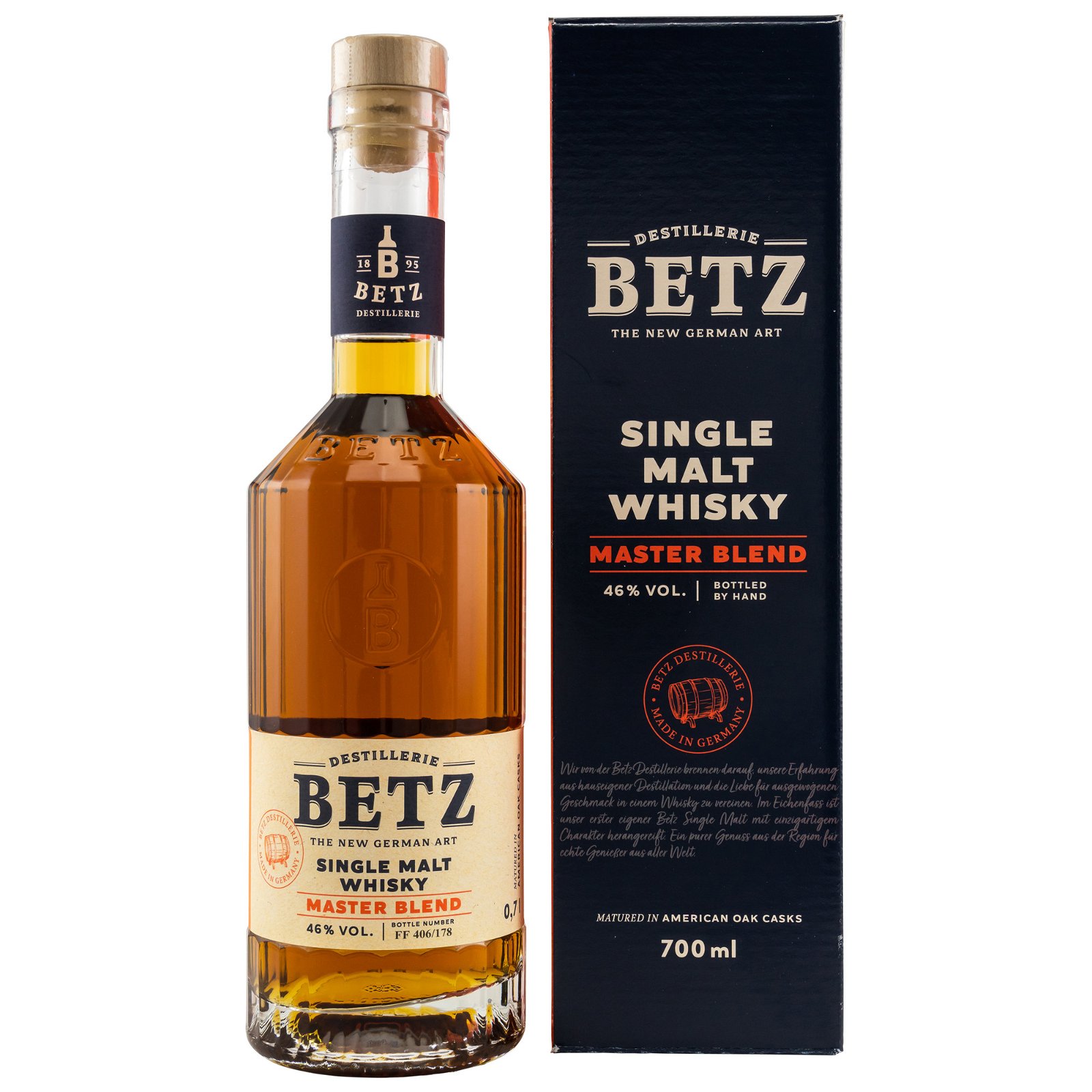 Destillerie Betz Single Malt Whisky - Masterblend