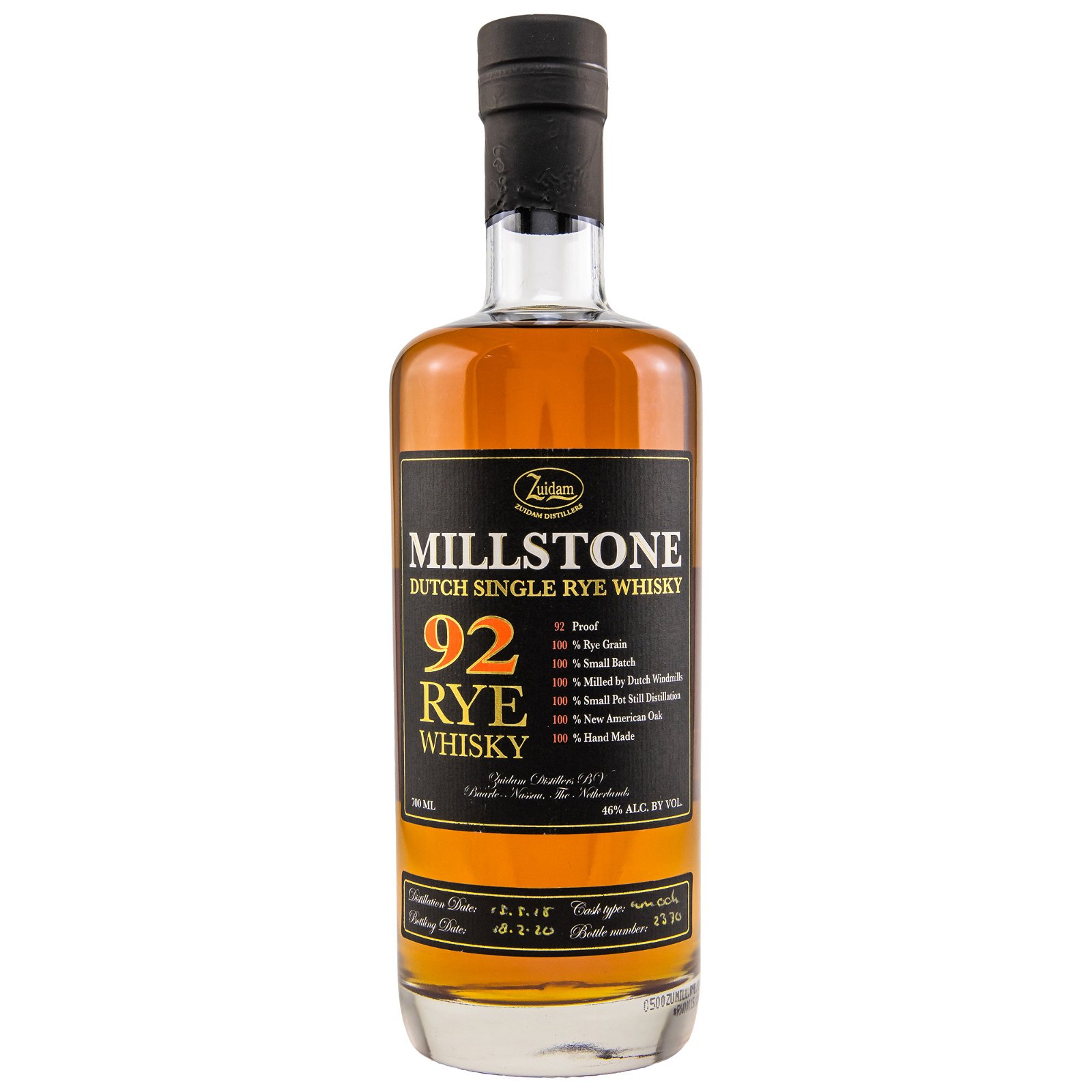Millstone 2016/2020 - 3 Jahre 92 Rye Whisky