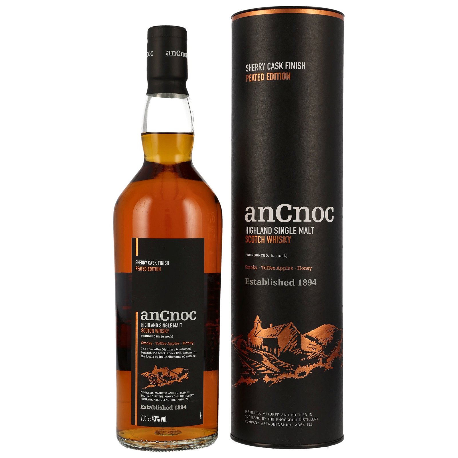 anCnoc Sherry Cask Finish Peated Edition