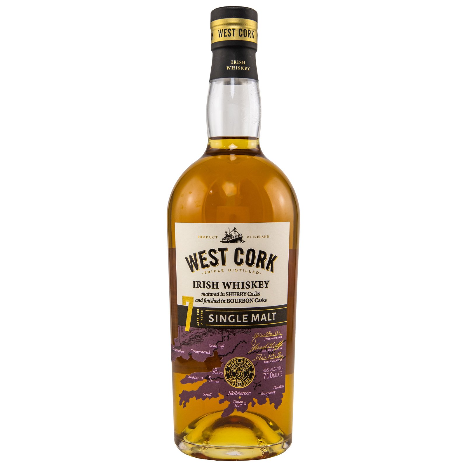 West Cork 7 Jahre Single Malt Bourbon Cask Finish