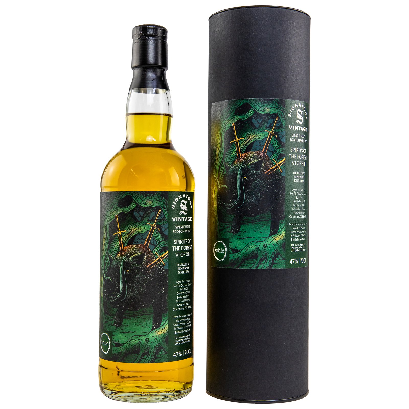 Benrinnes 2010/2023 - 12 Jahre 2nd Fill Oloroso Sherry Butt No. 101 Spirits of the Forest VI of XIII (whic)