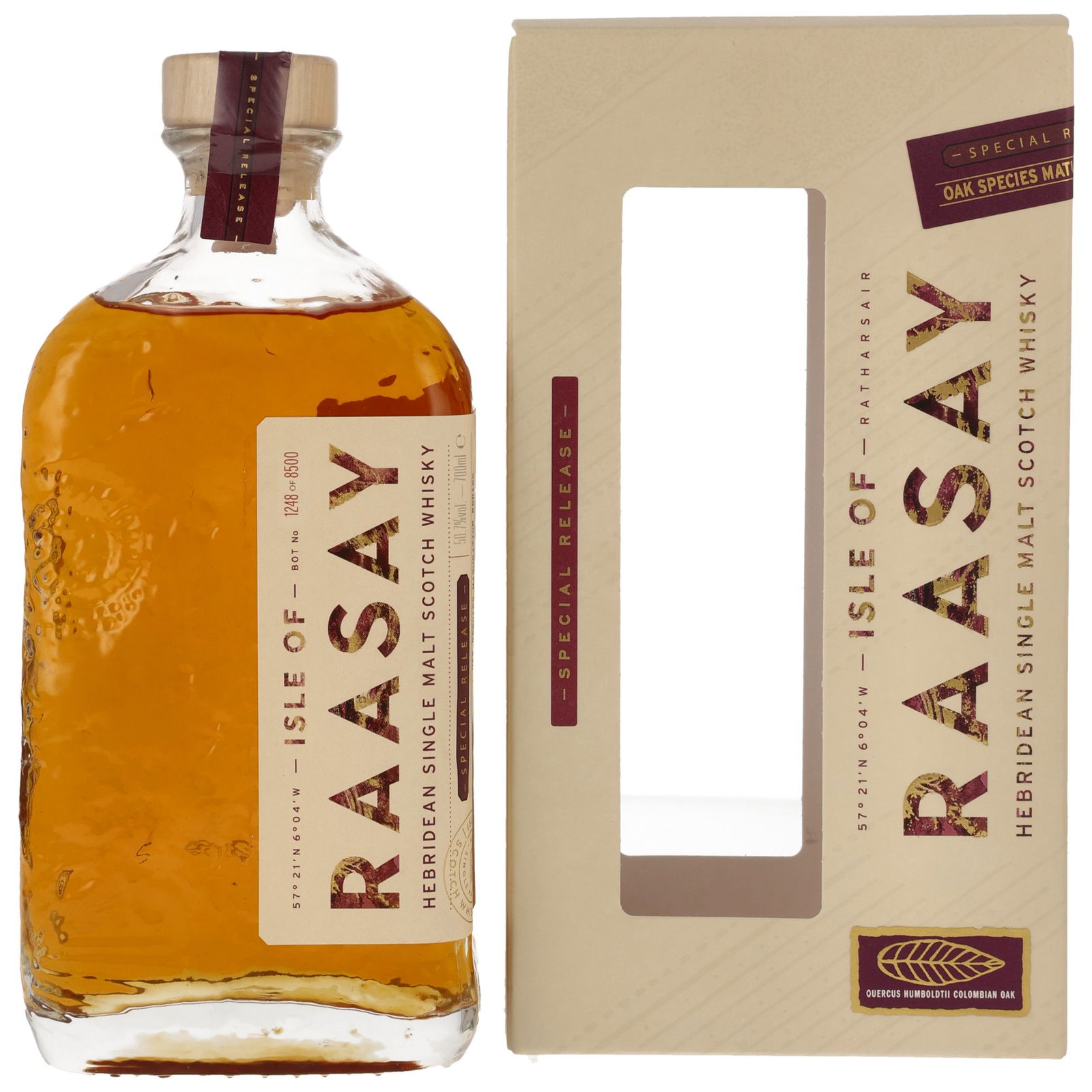 Isle of Raasay 2021/2024 - 3 ans Quercus Humboldtii Virgin Columbian Oak Special Release