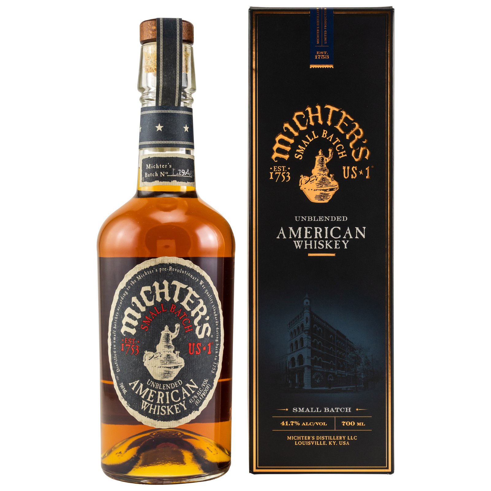 Michters Unblended American Whiskey Small Batch