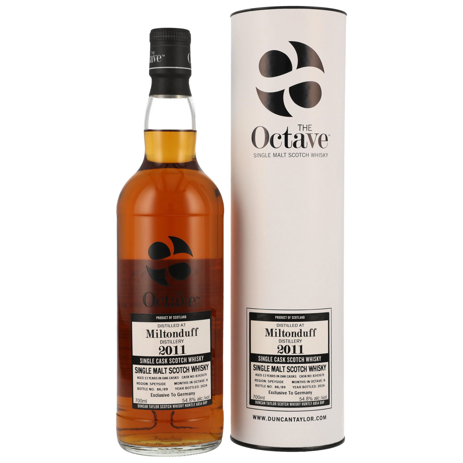 Miltonduff 2011/2024 - 13 ans Single Cask No. 8343679 The Octave (Duncan Taylor)