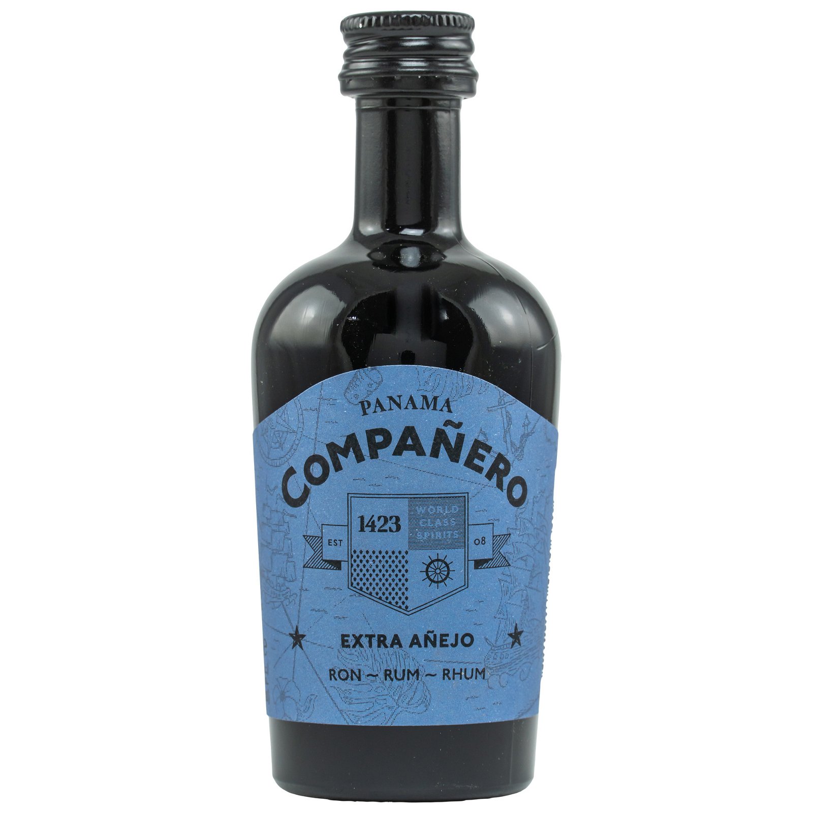 Companero Extra Anejo Panama Rum Miniatur (50ml)
